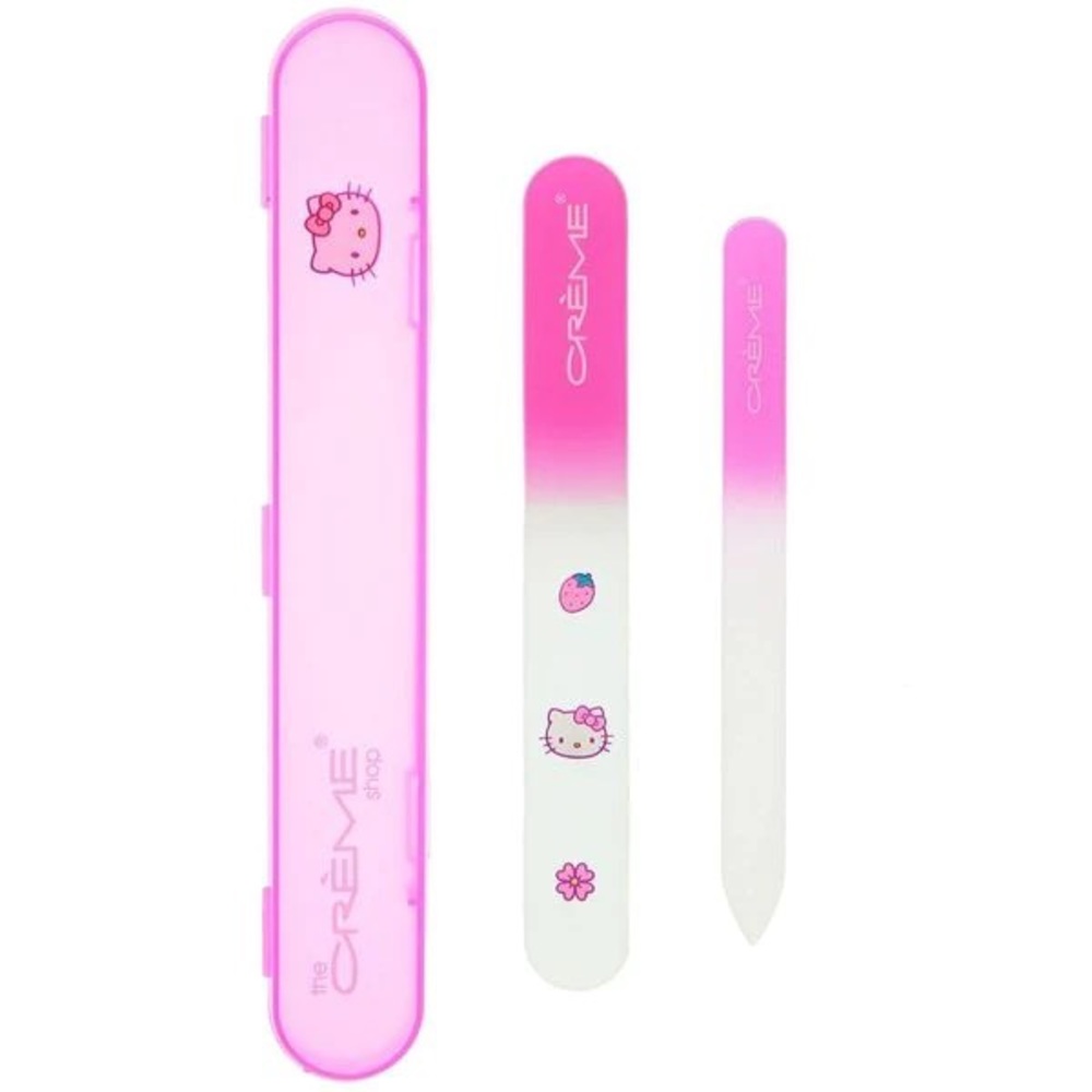 The Creme Shop x Hello Kitty Premium Glass Nail File Set (pink)